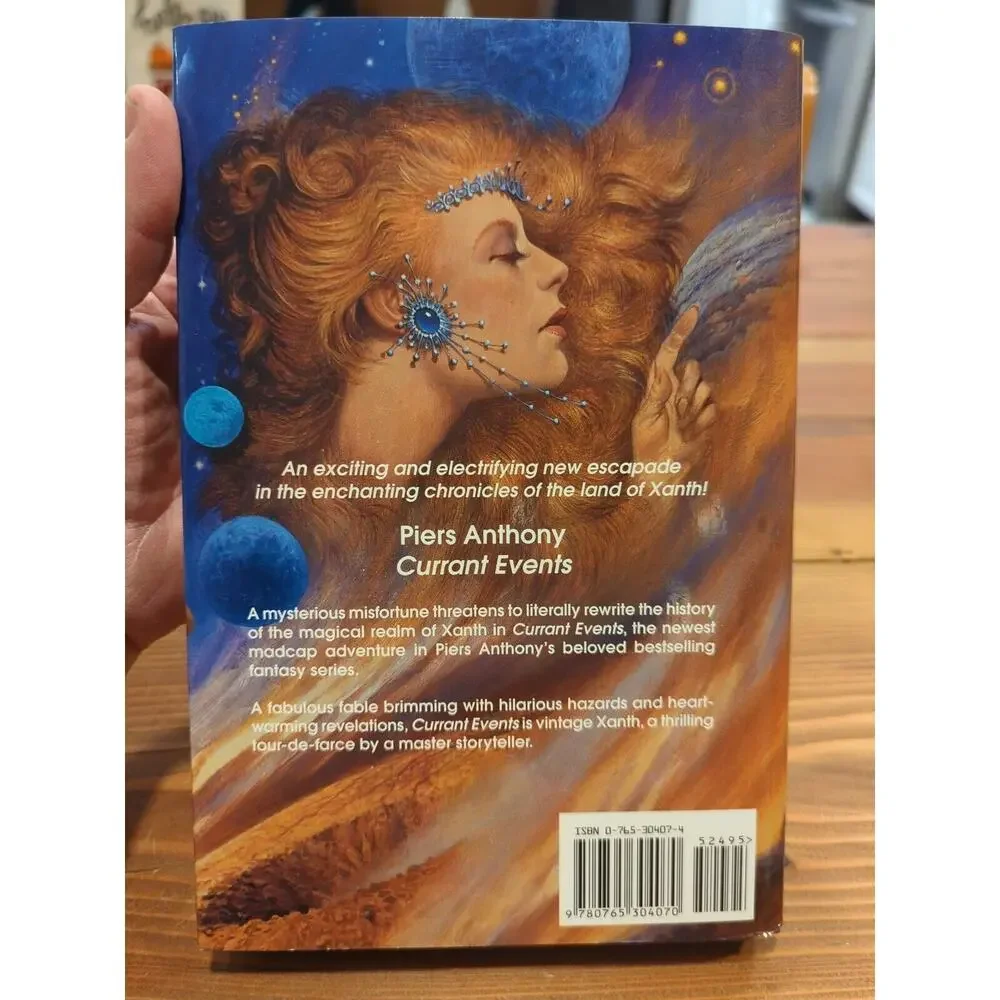 Currant Events Hardcover Piers Anthony Xanth TOR‎ 2004 First Edition Excellent